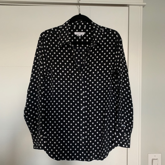Equipment Femme polka dot blouse SOLD